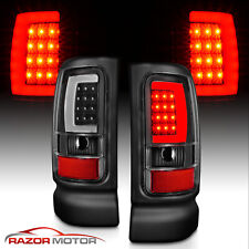Fit 1994-2001 Dodge Ram 1500 2500 3500 Black LED Tube Replacement Tail Lights picture