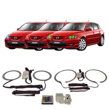 RGB Multi Color IR Headlight Halo kit for Mazda 3 04-09 picture