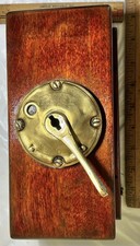 antique 1910's BRASS-era FORD Model T old auto REMY MAGNETO SWITCH w/SPARK COIL picture