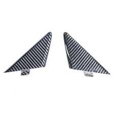 2x Carbon Fiber Door A-pillar Spoiler Panel Trim for 12-19 Porsche 911 Carrera picture