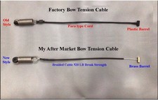 Chrysler Crossfire Limited Roadster Convertible Bow Tension Cables, One set of 2 picture