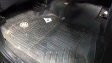 16 Chevrolet Silverado 1500 Floor Mat Rear, Full black Rubber Weathertech picture