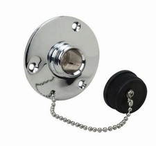 PERKO 0504DP0CHR Water Outlet Fitting for On-Board Washdown Marine Boat Hose picture
