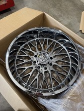 24x12 Fittipaldi fa25 chrome 8x6.5 bolt pattern (set of 4) -44 offset picture