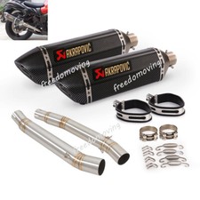 For Suzuki Hayabusa GSXR1300 2008-2020 Exhaust System L&R Mid Link Pipe Mufflers picture