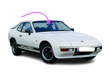 Fits: 1977-1991 Porsche 924-944 2D Coupe Front Windshield Glass picture