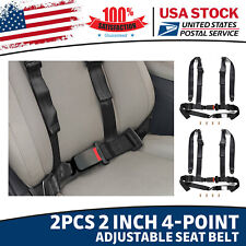 2x Universal 4-Point Harness Sport Quick Release Safety Seat Belt for Racing Car picture