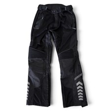 Joe Rocket Mens M Short Motorcycle Pants Black Mesh Armored Biker Reflective picture