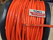 Ton's 8mm Orange silicone SOLID WIRE CORE SPARK PLUG WIRE by the foot 0 ohms/ft picture