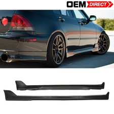 Fits 01-05 Lexus IS300 Altezza Sxe10 TR Style Side Skirts Rocker Panel Extension picture