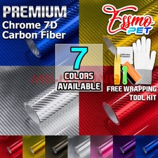 ESSMO PET Chrome 7D Carbon Fiber Vinyl Wrap Film Car Auto Decal Sticker Sheet picture