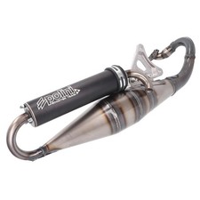 Polini Scooter Team 4 Exhaust Muffler 4 Rear Grey/Black For Minarelli Horizontal picture