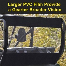 Soft Rear Windshield Window For 78637 Yamaha Rhino 600 700 /450 CFMoto Uforce800 picture