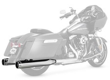 Vance & Hines 16673 Torquer 450 Slip-On Exhaust Mufflers 1995-16 Harley Touring picture
