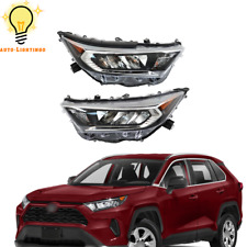 For Toyota RAV4 LE XLE 2019 2022 Left&Right Side Chrome LED Headlight Assembly picture