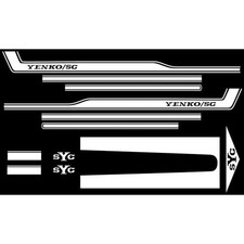 OER SK310 1969 Camaro White SYC Yenko Stripe Set picture