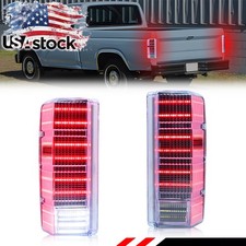 2X Clear LED Tail Lights For 1980-1986 Ford F-150 F-250 F-350 Bronco 80-83 F-100 picture