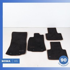 10-19 Jaguar X351 XJ XJR SWB Front & Rear Floor Foot Mat Carpet Black OEM picture