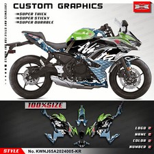 Kungfu Graphics Full Custom Sticker Kit for Ninja 650 2020 2021 22 23 24 25 26 picture