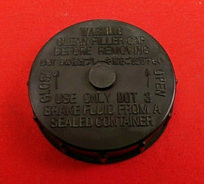 NISSAN BRAKE MASTER CYLINDER FLUID RESERVOIR CAP LID BLACK GENUINE OEM  picture