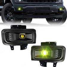 PAIR Yellow Lens LED Yellow Fog Lights Kit For 2024-2025 Ford F150 STX XL XLT picture