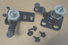 Late 1969 - 1976 C3 Corvette Lower Hood Latch Set 3966621 3966622 picture