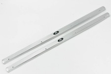 For 1955-1957 Chevy Bel Air 2-Door Door Sill Scuff Plates Decals & Screws - PAIR picture