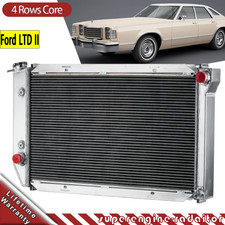 4Row Radiator Fit 1972-79 Ford Ranchero Torino/ Thunderbird/ Mercury Cougar 5.8L picture