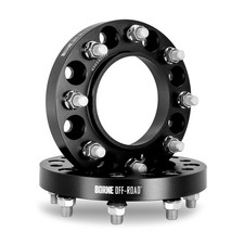 Mishimoto BNWS-009-250BK Wheel Spacers 8x180 124.1 Kit M14x1.5 25mm Black picture