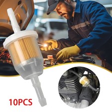 10x New Universal 6/8mm Fuel Filter High Performance Inline Gas Fuel Line picture