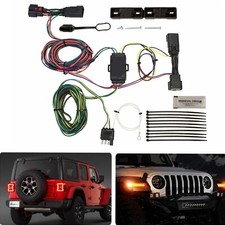 BX88368 Towing Wiring Harness Kit For Jeep 2021-2024 Wrangler JL Gladiator 2025 picture