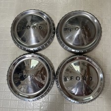 Vintage 1962-63 Ford Falcon dog dish hubcaps (4) 9 1/2”  picture