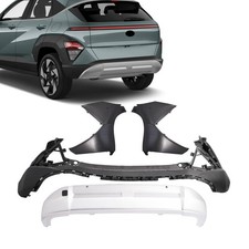 Fits Hyundai Kona 2024-2025 Rear Bumper Cover With Sensor Hole picture