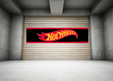 Hot Wheels Logo Banner 2X8 Ft Kids Playroom Matchbox Garage Wall Decor 2023 NEW picture