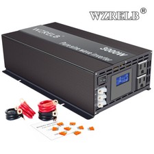 3000W Pure Sine Wave Inverter 24V to 120V Power Converter Truck Motorhome RV Car picture