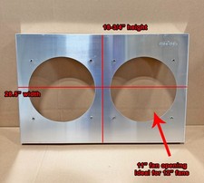 Aluminum Radiator Electric Fan Shroud Metal 28
