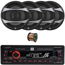 JBL Celebrity100 Single DIN Bluetooth MP3 Receiver, 4x 6.5