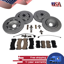For Maserati GranTurismo Gt front rear brake pads and rotors LOW DUST US picture
