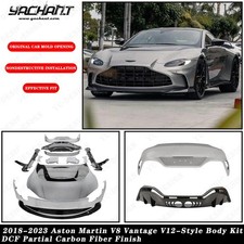 DCF Partial Carbon Fiber Body Kit For 18-23 Aston Martin V8 Vantage V12-Style picture