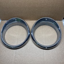 1955 Oldsmobile Headlight Bezel Chrome Trim Ring Set picture