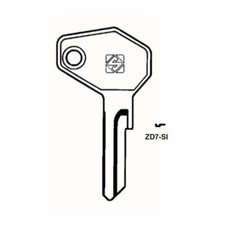 ILCO Uncut Key Blank Fits for Zadi Motorcycle - ZD7-SI - ZA-12 (10 Pack) picture
