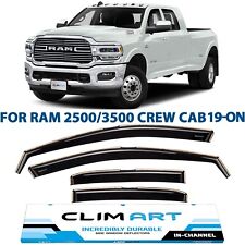 Rain Guards Vent Visors Shade for 2019-2024 Ram 2500/3500 Crew Cab picture