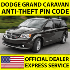 ✅DODGE GRAND CARAVAN CAR RADIO ANTI-THEFT UNLOCKING PIN CODE FAST & RELIABLE✅ picture