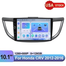 JOYING Plug and Play CarPlay Android 13 Radio 10.1 Inch for Honda CRV 2012-2016 picture