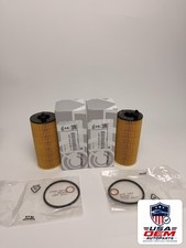 2X NEW Genuine BMW 11428575211 Engine Oil Filter Kit B46 2.0 Engine 2 FILTERS picture