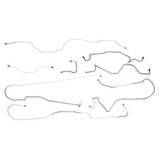 1987-89 Ford F150 Truck Long Complete Brake Line Set Power Disc Lines 4wd Kit OE picture