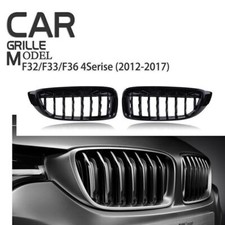 2PC Latest Front Kidney Diamond Metero Style Grille For BMW 4-Series F32 F33 F36 picture