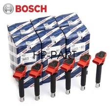 6Pcs RED BOSCH Ignition Coil 06E905115G fits for Porsche Cayenne Panamera picture