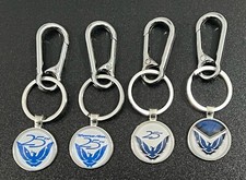 1994 Trans AM 25th Anniversary Keychain – Metal White/Blue Eagle Logo -Carabiner picture