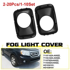1-10Set Fits 09-11 Honda Pilot Fog Light Trim Set Fog Lamp Cover Bezel HO1038101 picture